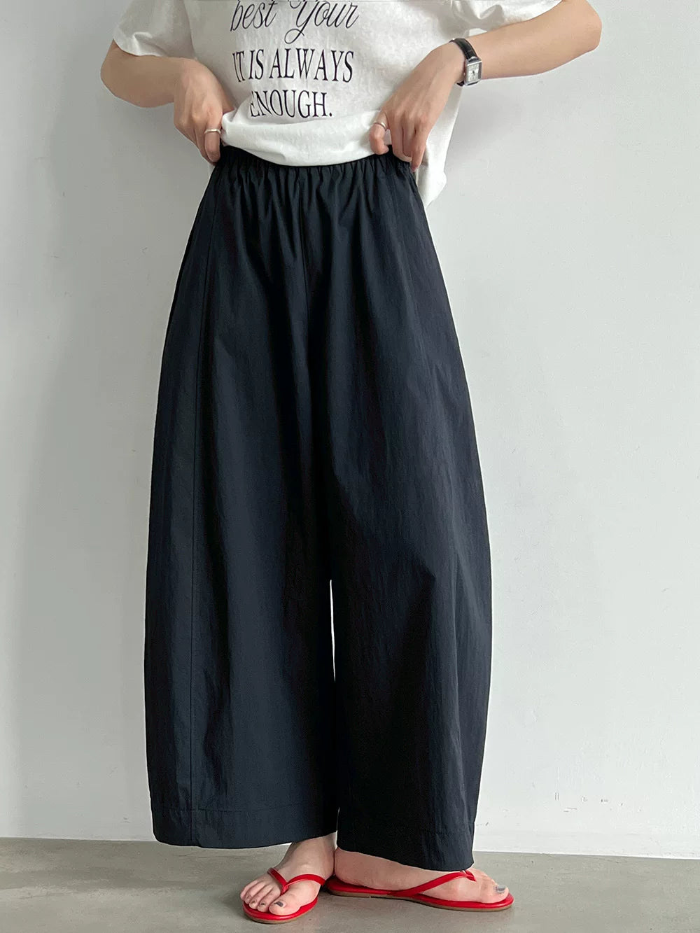 loose balloon wide leg pants 3color 【NINE7084】