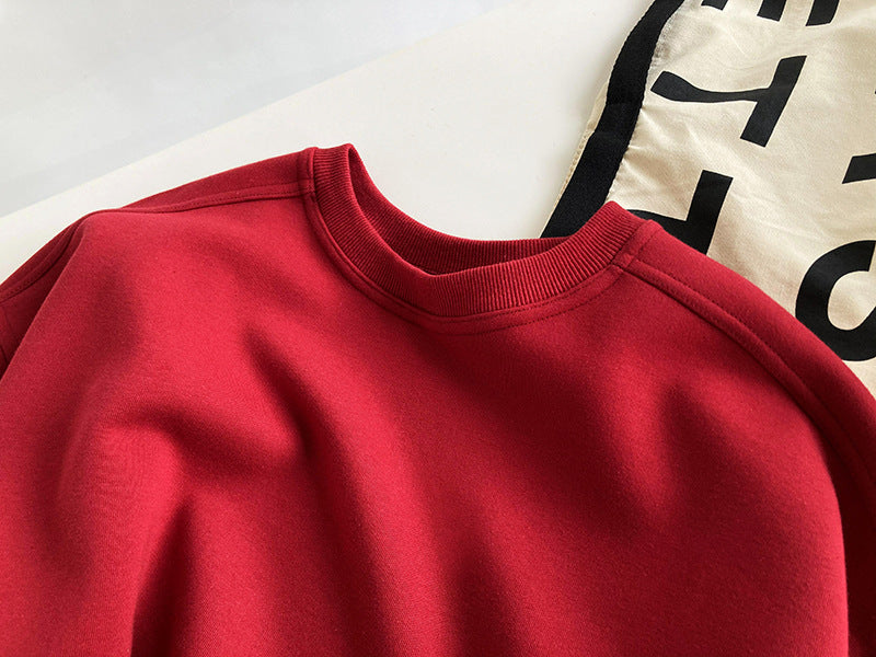 loose crewneck casual sweatshirt 3color 【NINE7255】