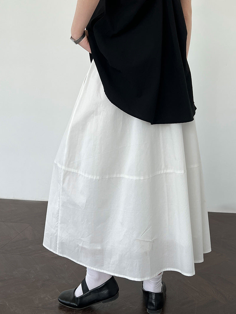 flared a line long skirt 3color 【NINE7246】