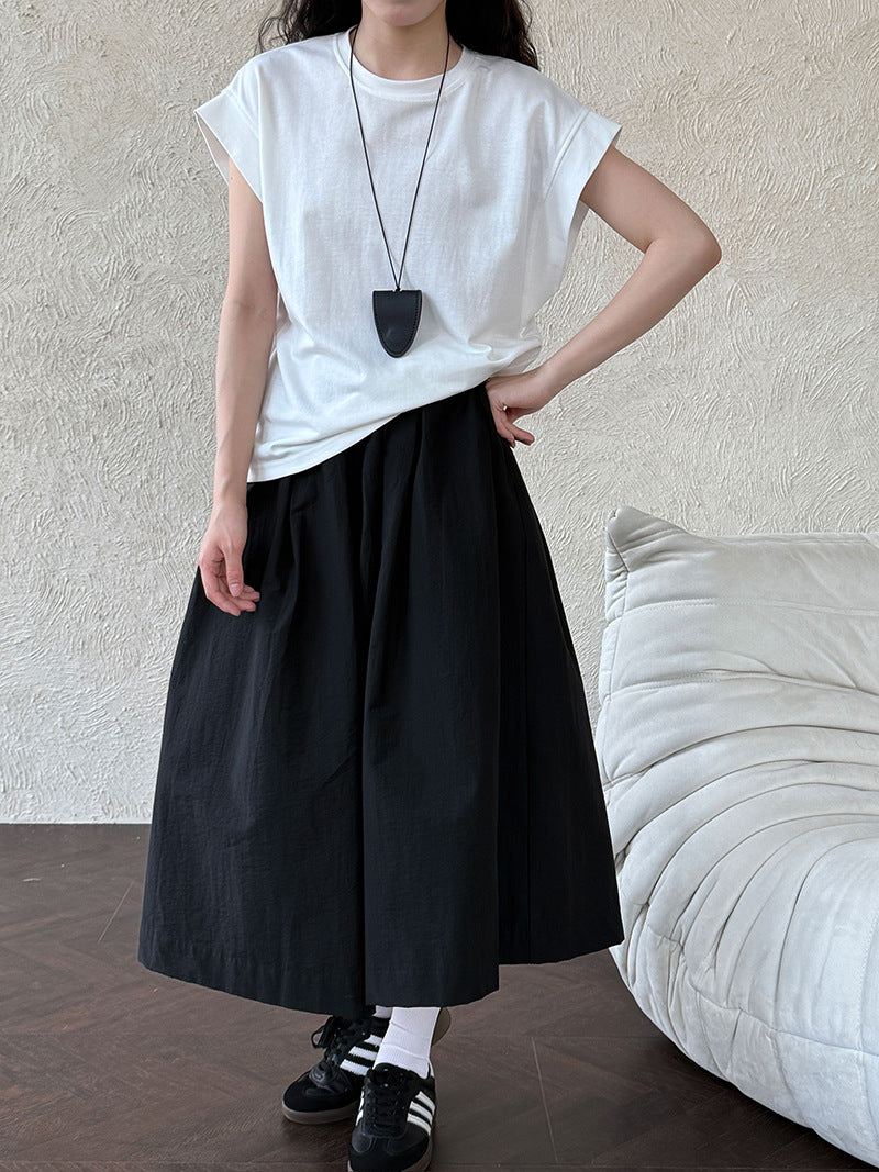 wide leg culotte pants 2color 【NINE7251】