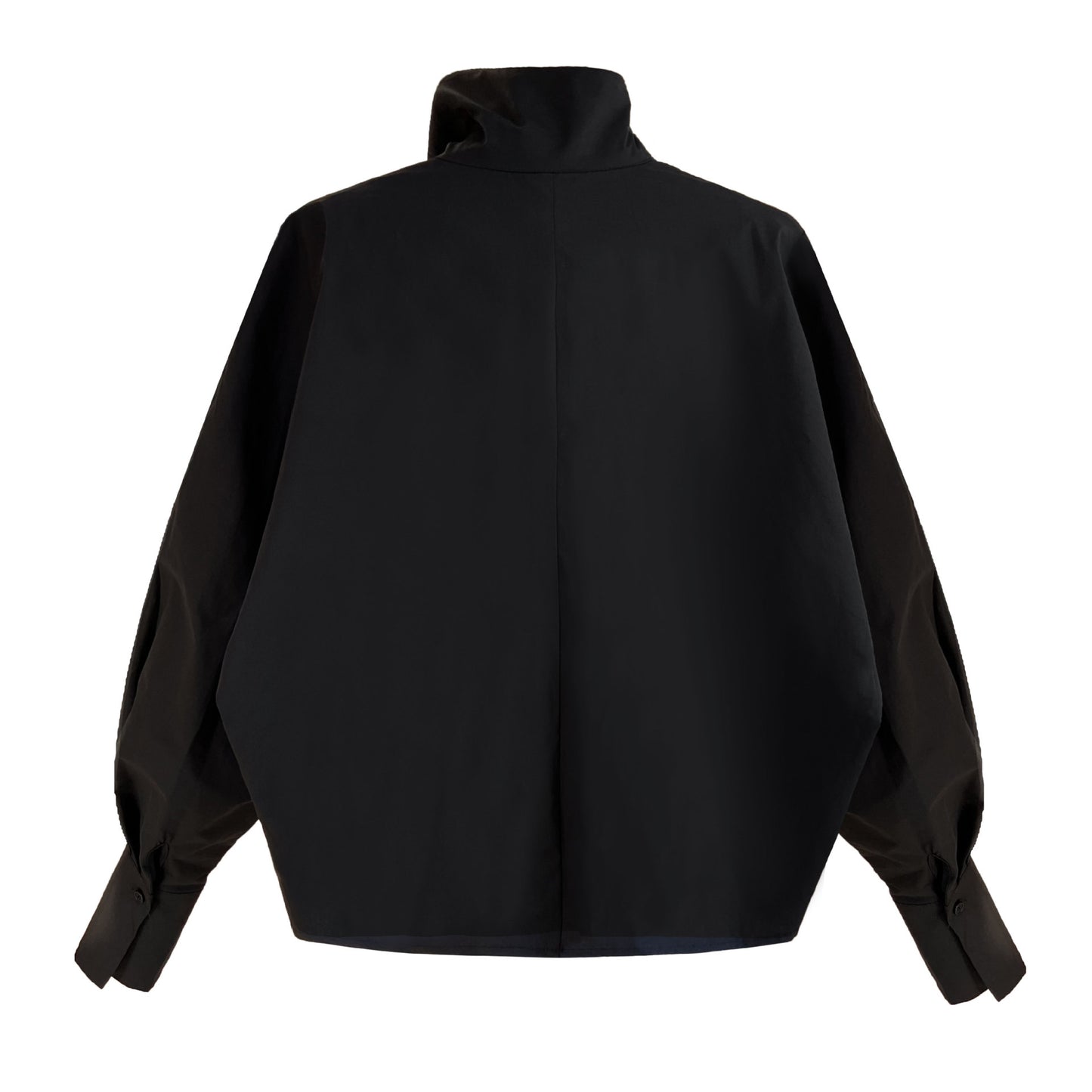 draped crossover short blouse 2color 【NINE7238】