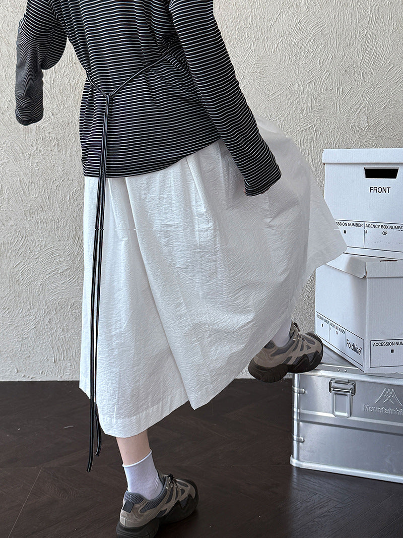wide leg culotte pants 2color 【NINE7251】