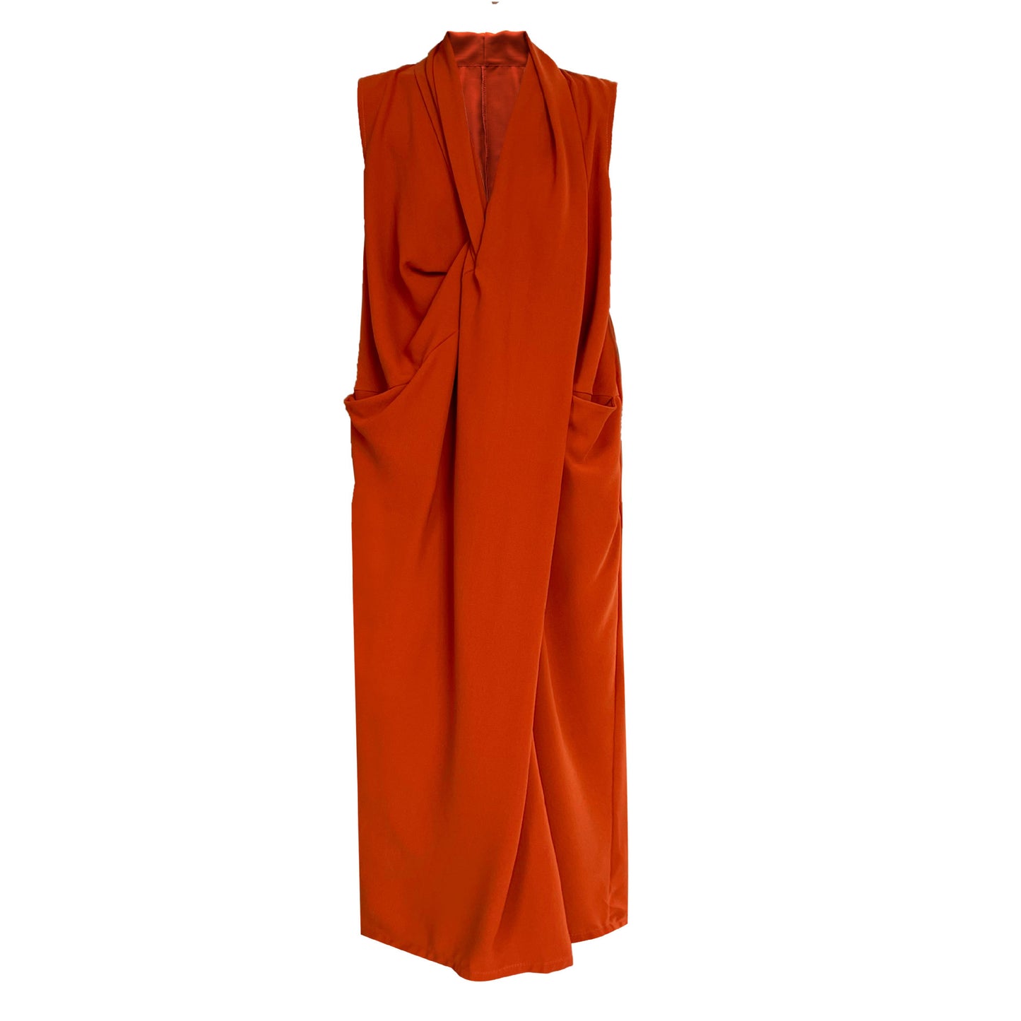 draped sleeveless maxi dress 2color 【NINE7231】