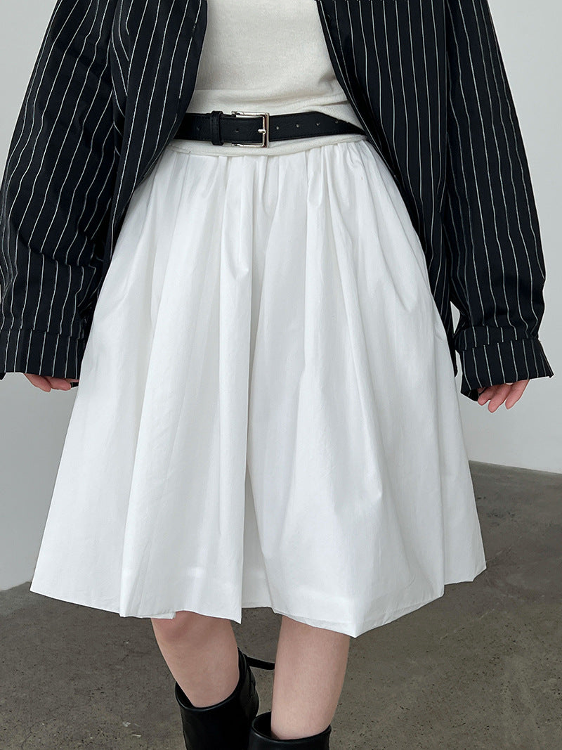 volume flare balloon skirt 2color 【NINE7235】