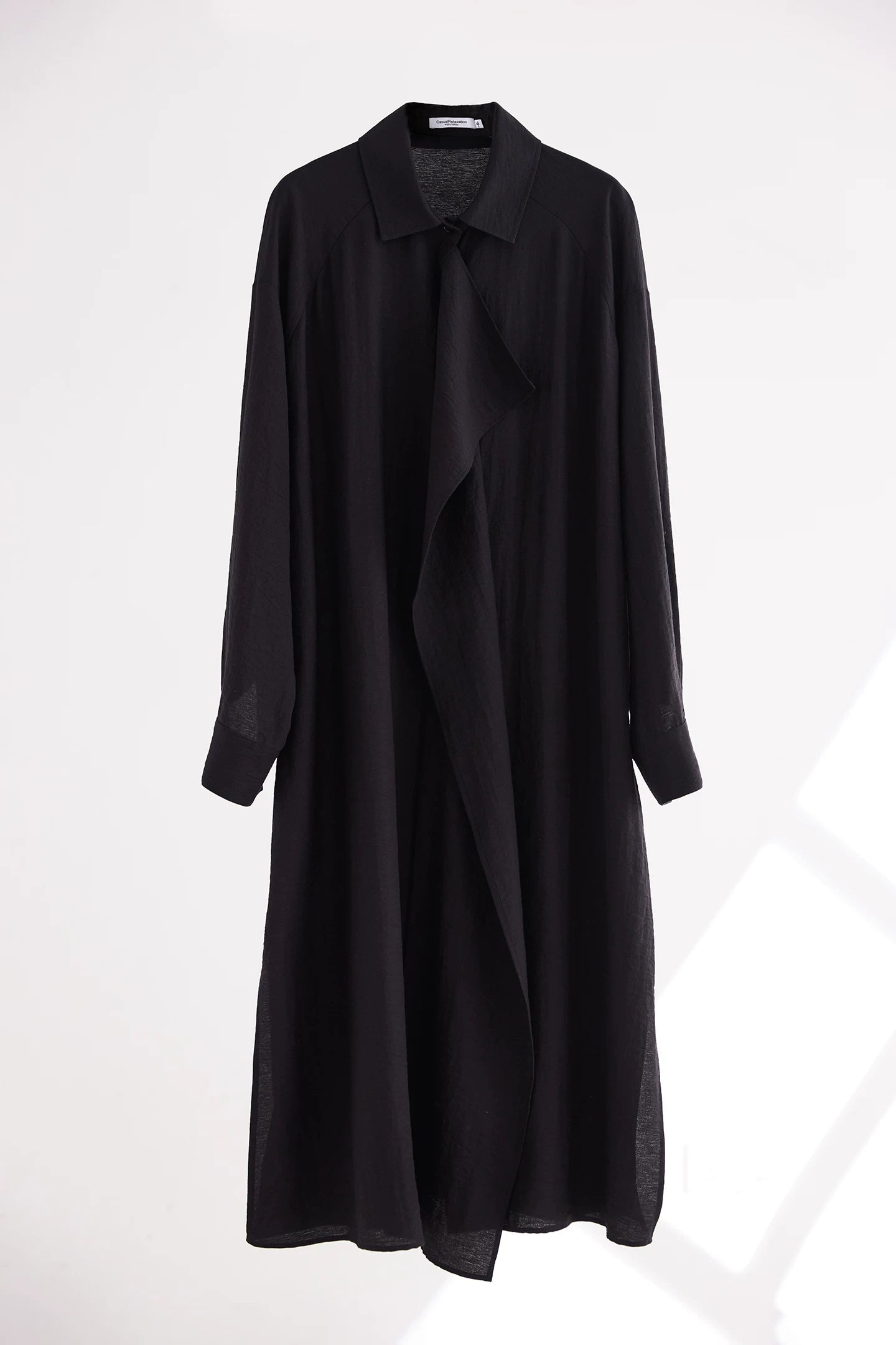 belted trench coat long shirt dress 1color 【NINE7222】