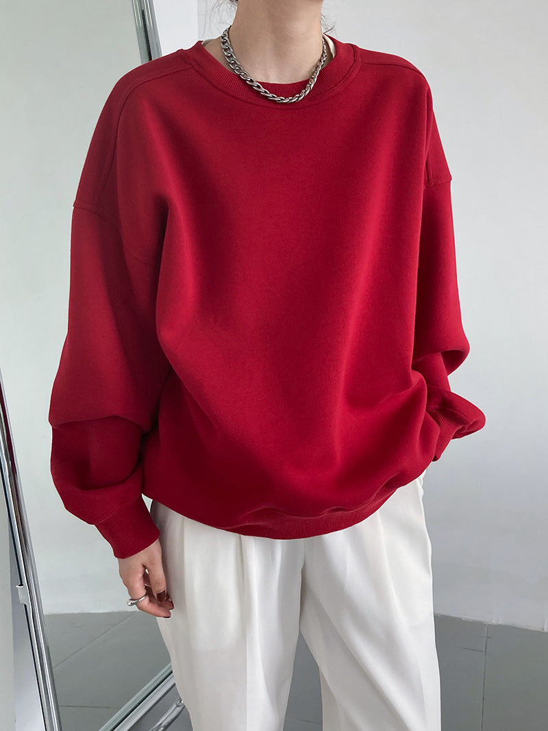 loose crewneck casual sweatshirt 3color 【NINE7255】