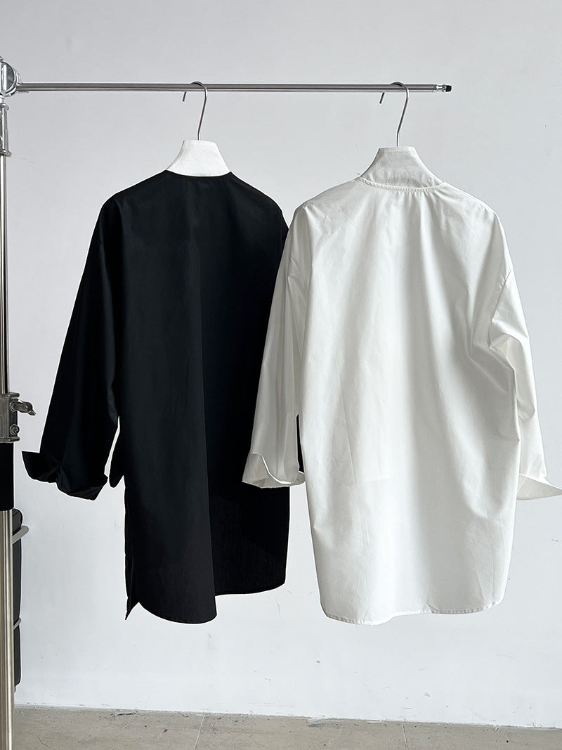 wrap tie shirt blouse 3color 【NINE7260】
