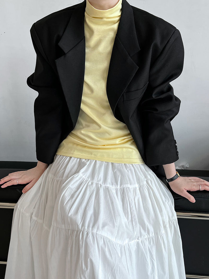 slim turtleneck long sleeve top 6color 【NINE7262】