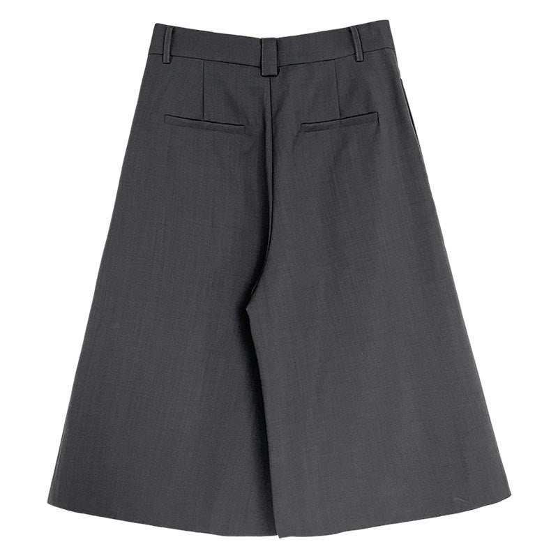 double tuck wide culottes pants 2colors 【NINE7230】