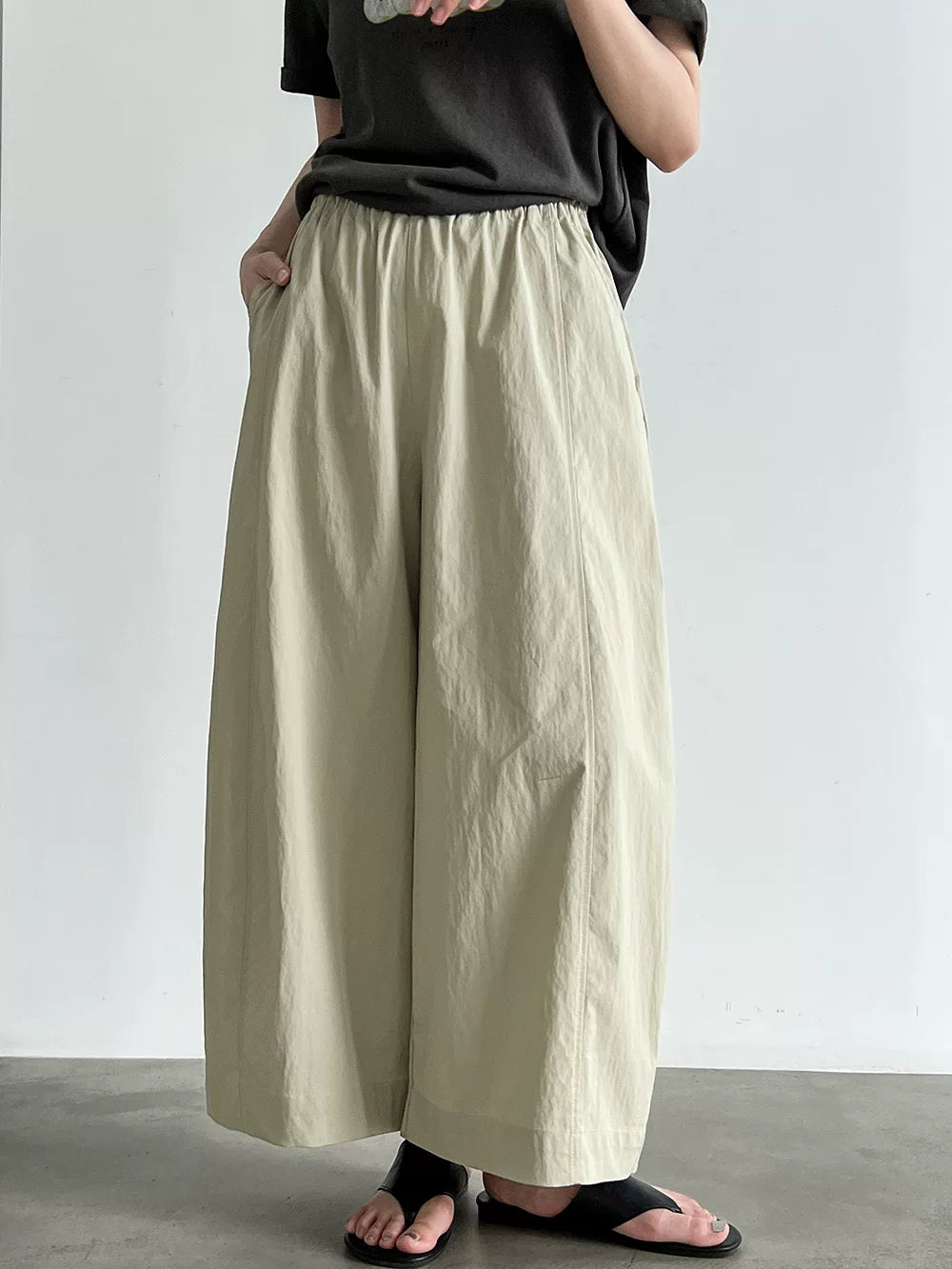 loose balloon wide leg pants 3color 【NINE7084】