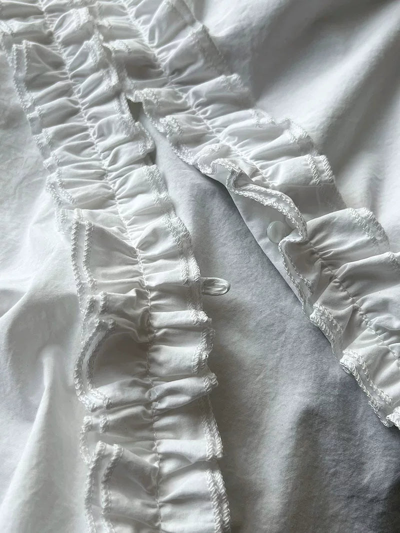 back ruffle sleeveless blouse 2color 【NINE7070】