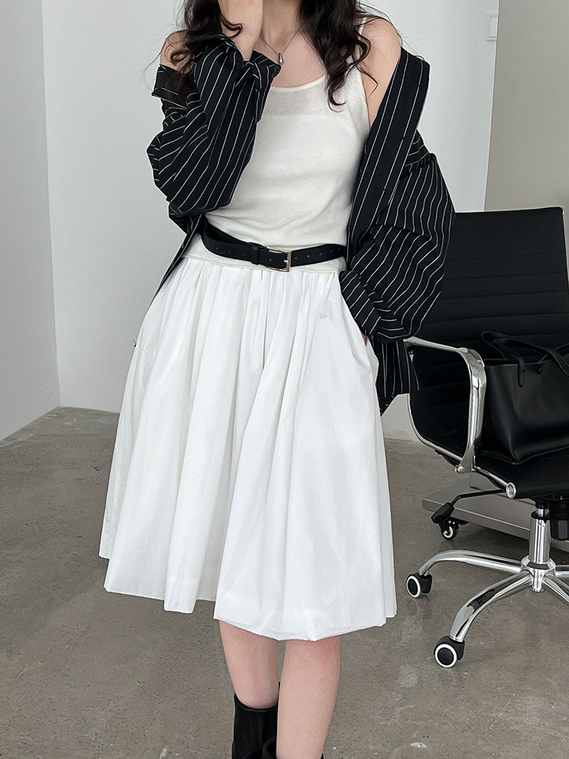 volume flare balloon skirt 2color 【NINE7235】