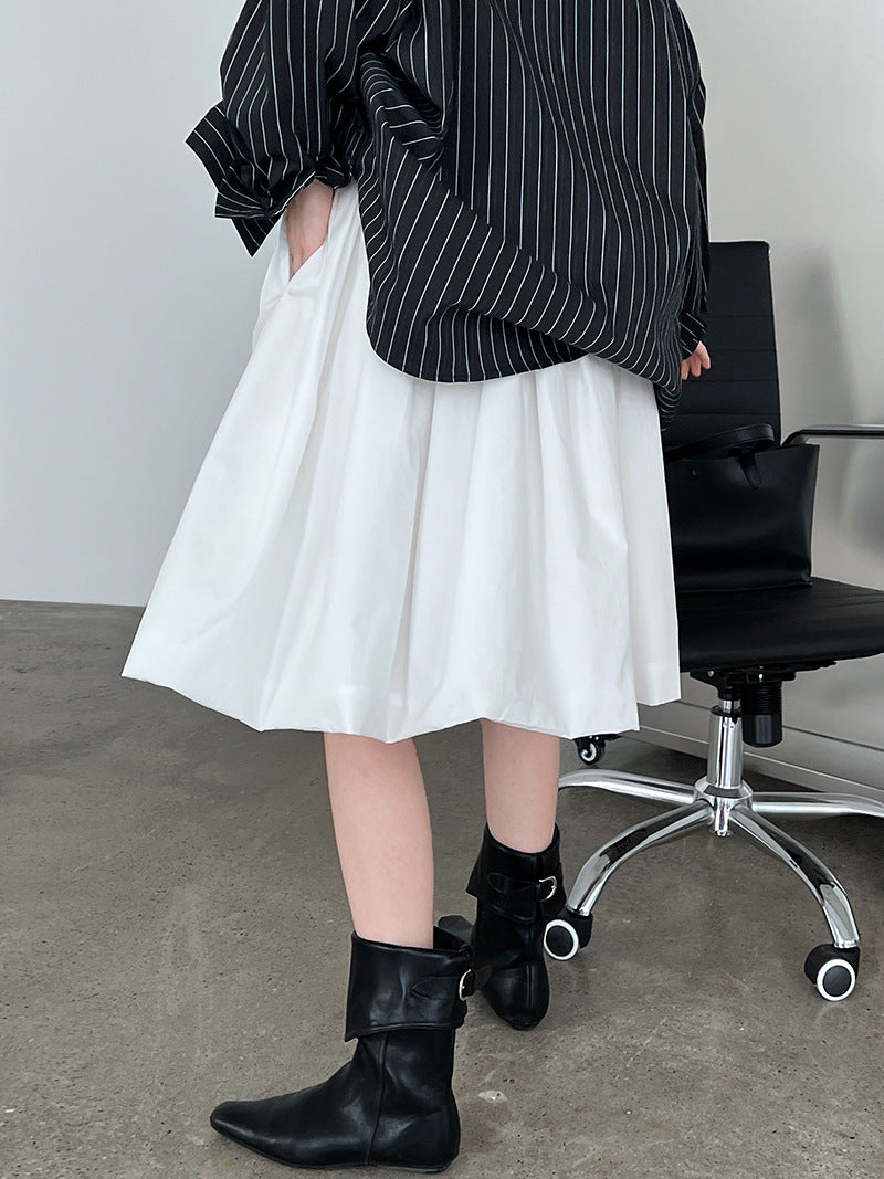 volume flare balloon skirt 2color 【NINE7235】