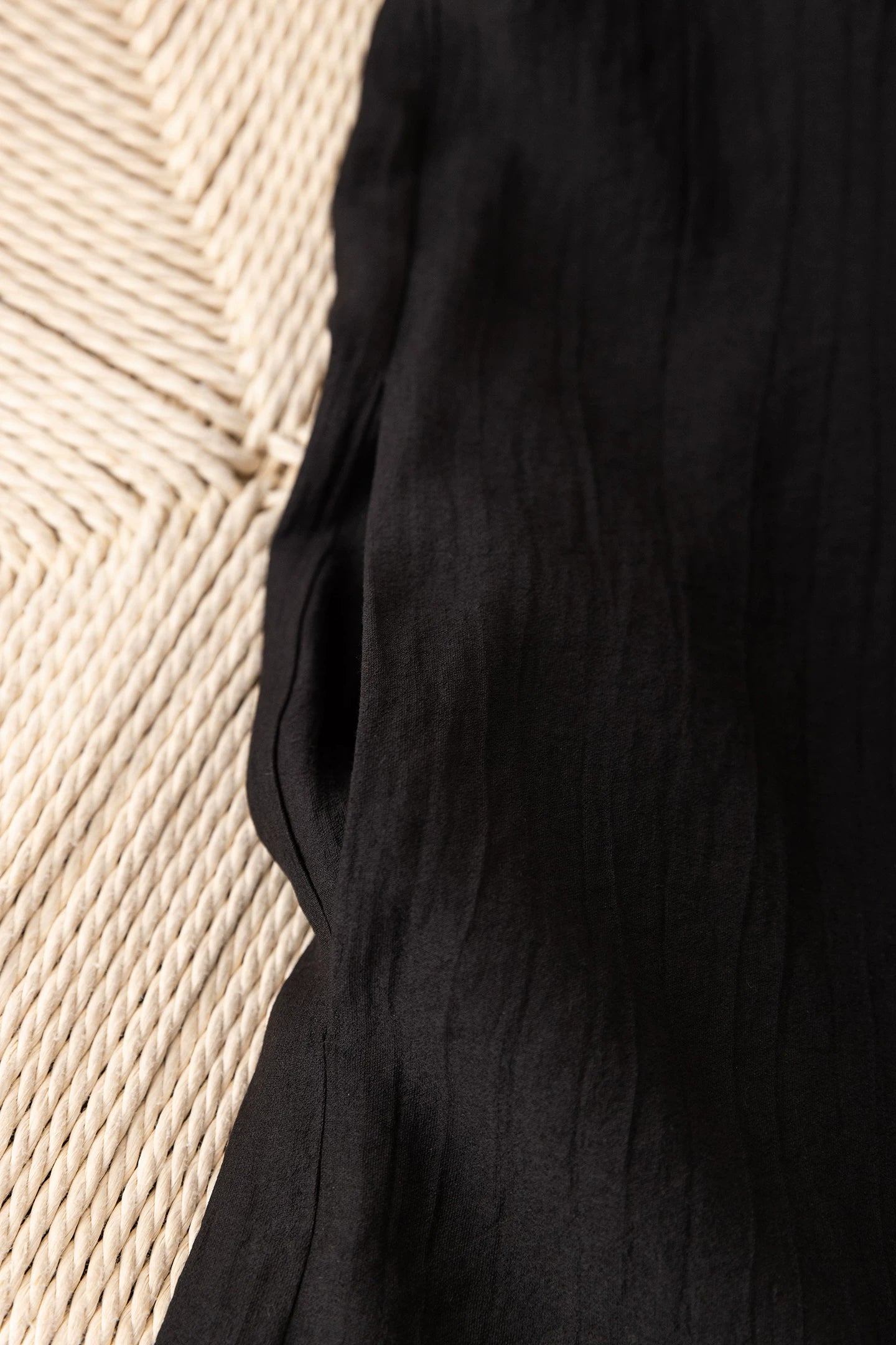v-neck flare sleeve shirt long dress 1color 【NINE7223】