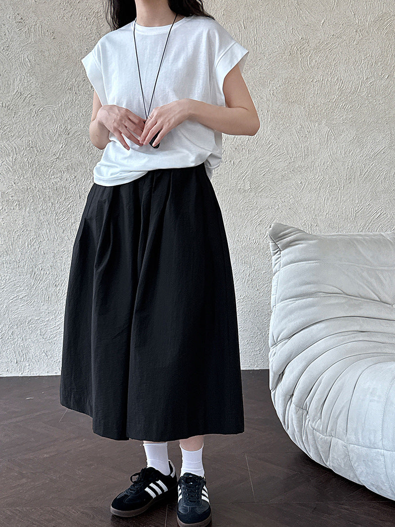 wide leg culotte pants 2color 【NINE7251】