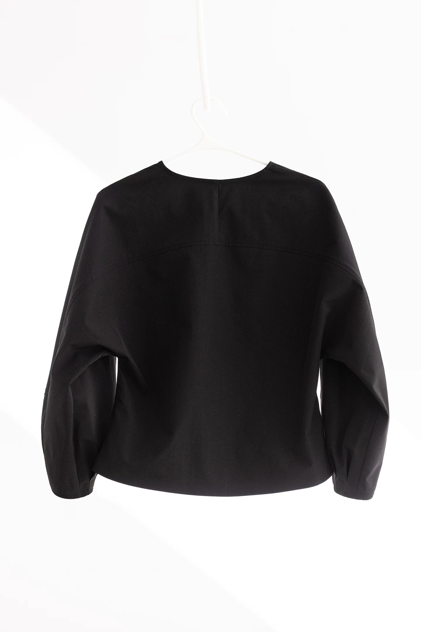 keyneck balloon sleeve corsetry blouse 1color 【NINE7218】