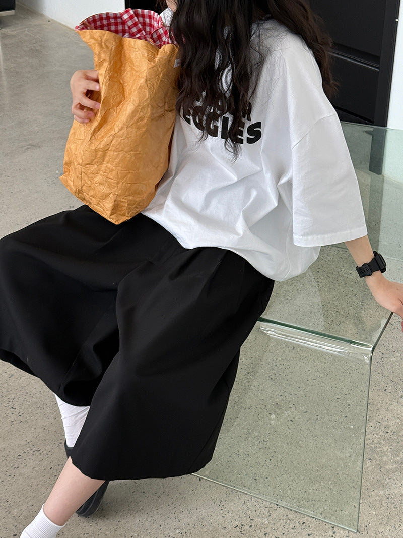 double tuck wide culottes pants 2colors 【NINE7230】