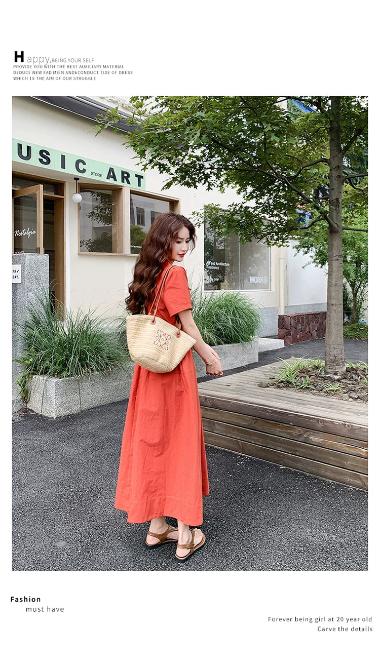 vneck aline french dress 1color 【NINE7135】