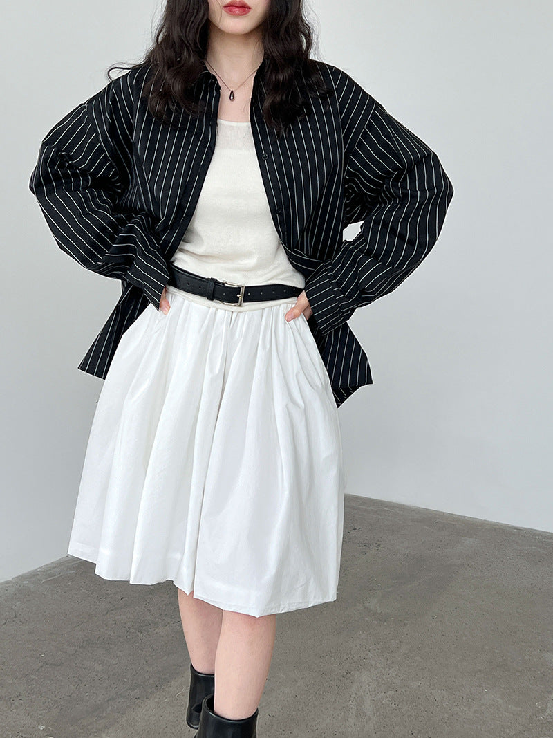 volume flare balloon skirt 2color 【NINE7235】