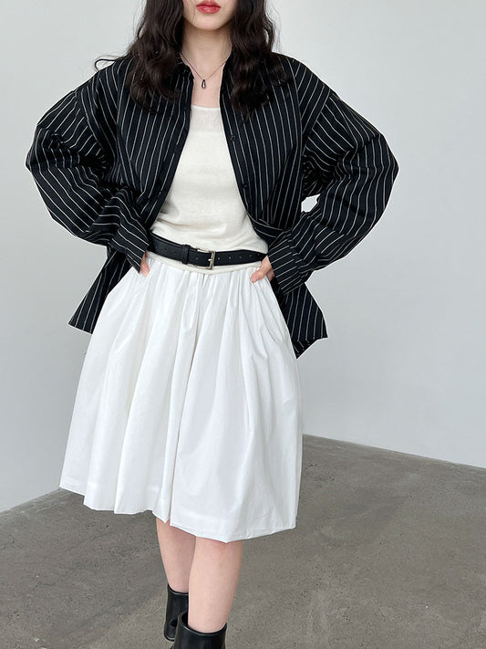 volume flare balloon skirt 2color 【NINE7235】