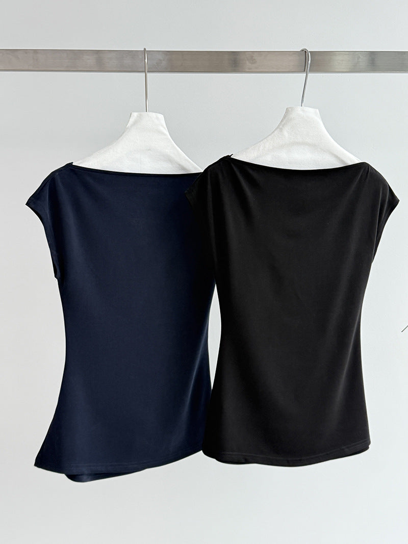 drape top wide pants set 2color 【NINE7257】