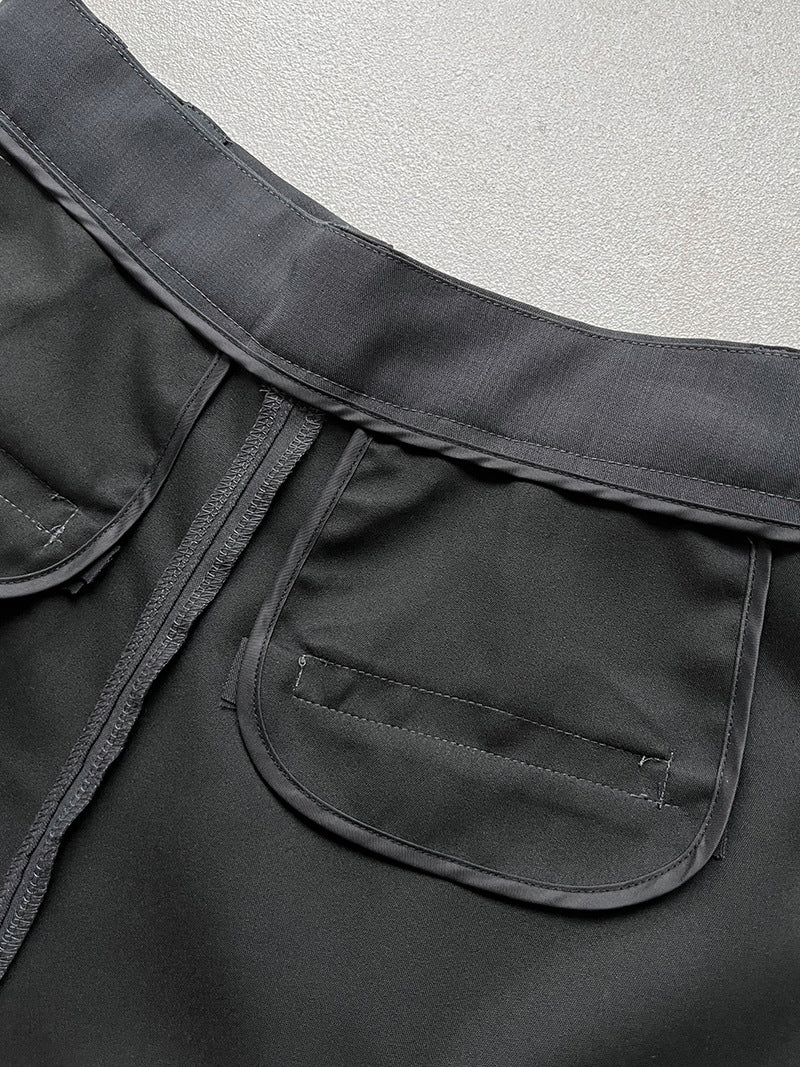 double tuck wide culottes pants 2colors 【NINE7230】