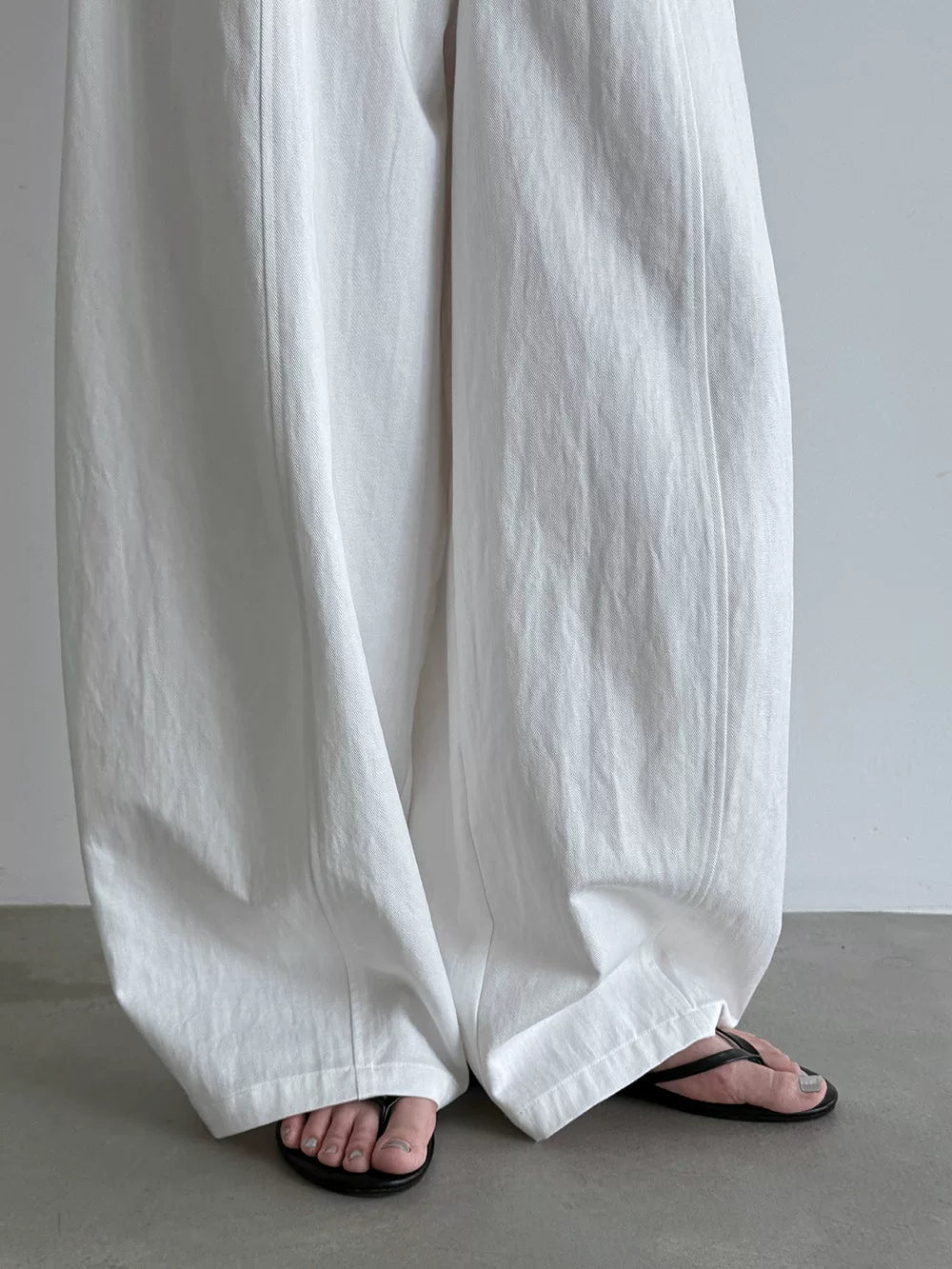 drape wide leg casual pants 3color 【NINE7025】