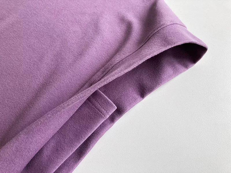 french sleeve casual tshirt 3color 【NINE7072】