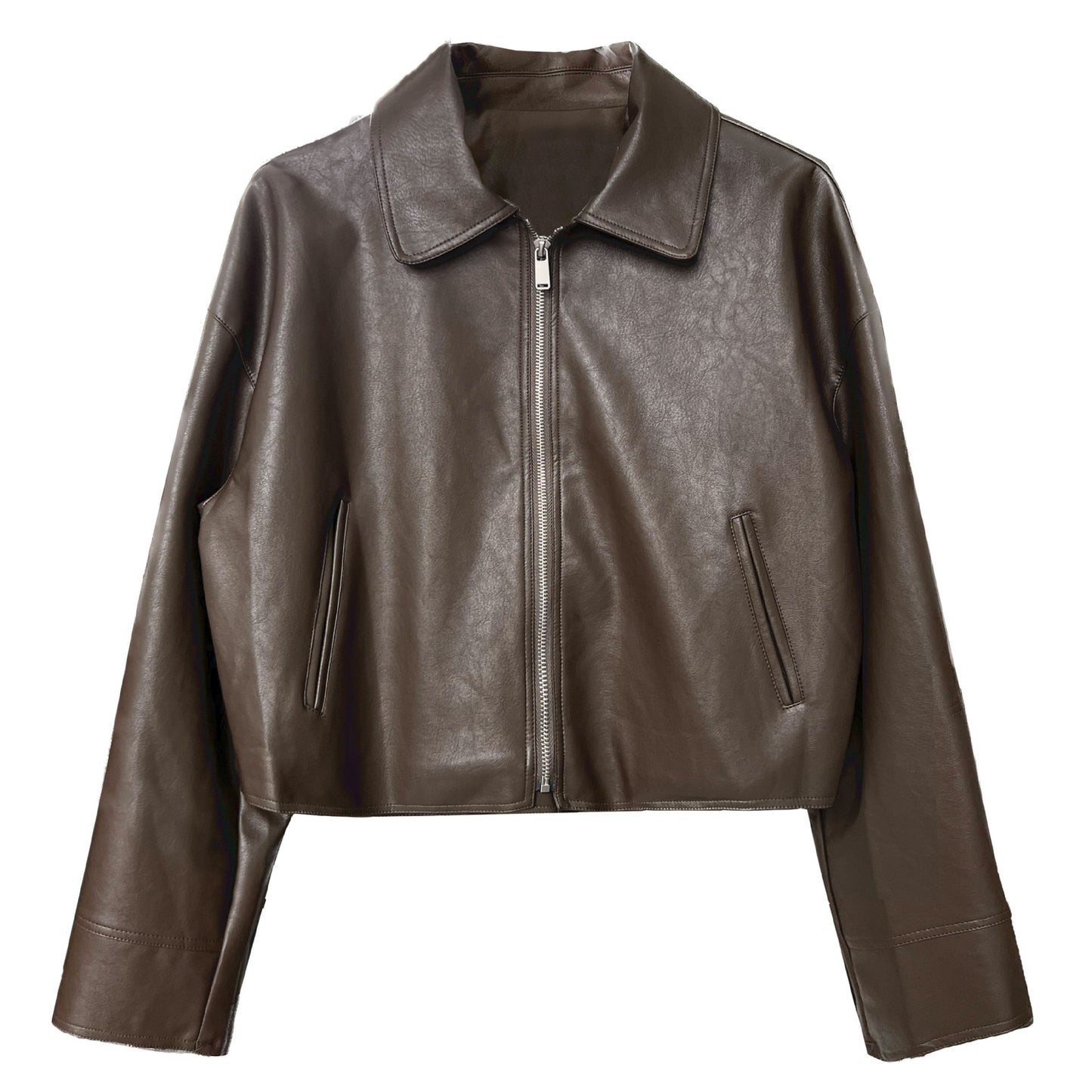 short faux leather jacket 2color 【NINE7252】