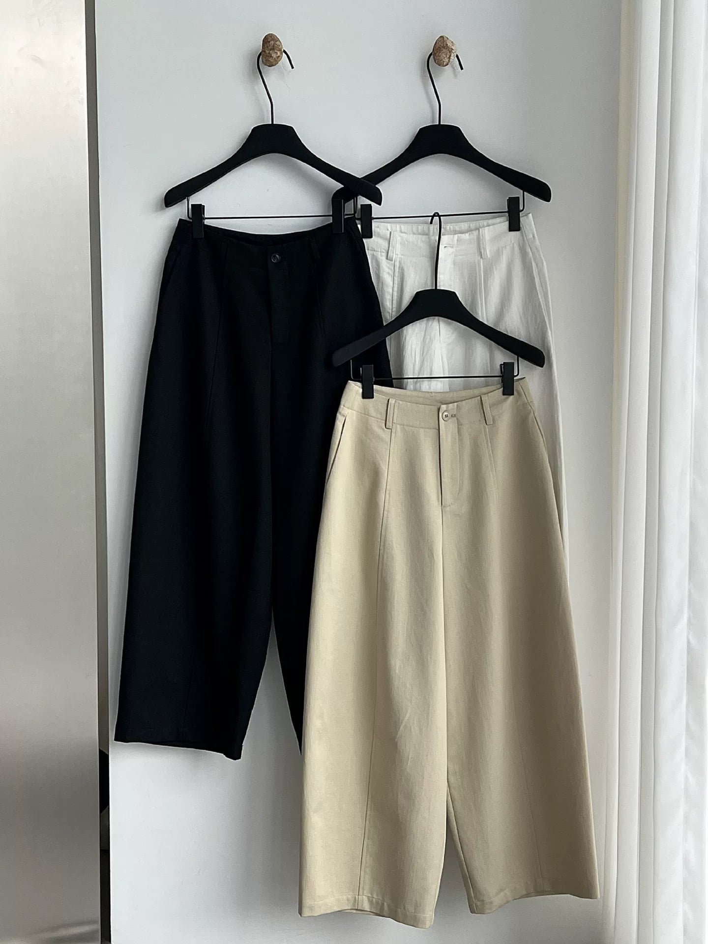 drape wide leg casual pants 3color 【NINE7025】
