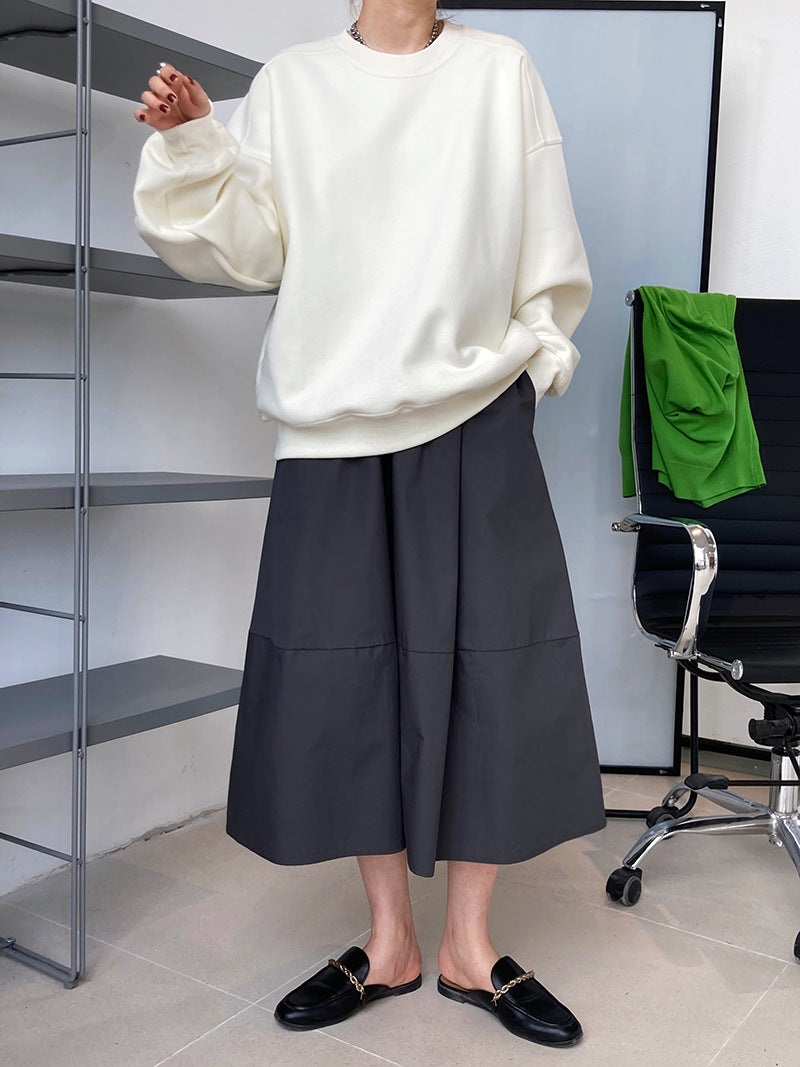 loose crewneck casual sweatshirt 3color 【NINE7255】