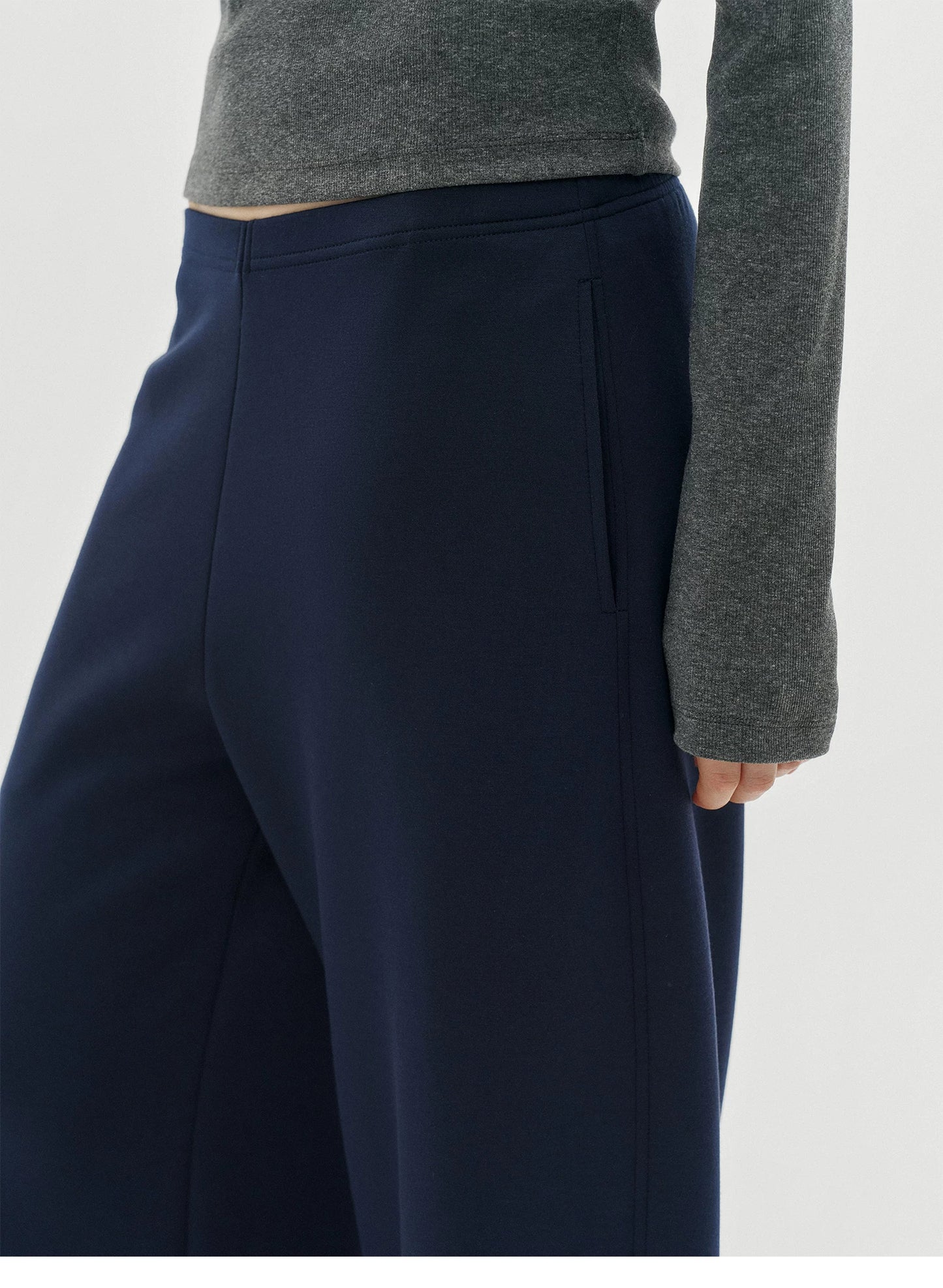 straight wide sweat pants 1color 【NINE7228】