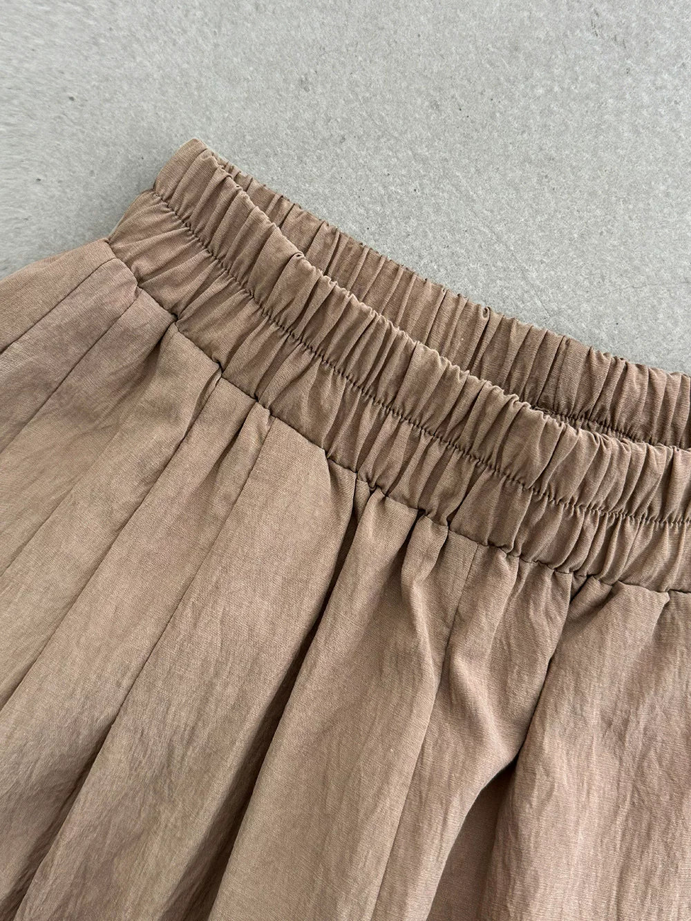 ribbon tops wide pants setup 3color 【NINE7061】