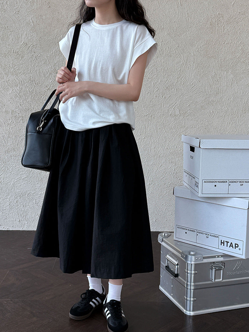 wide leg culotte pants 2color 【NINE7251】