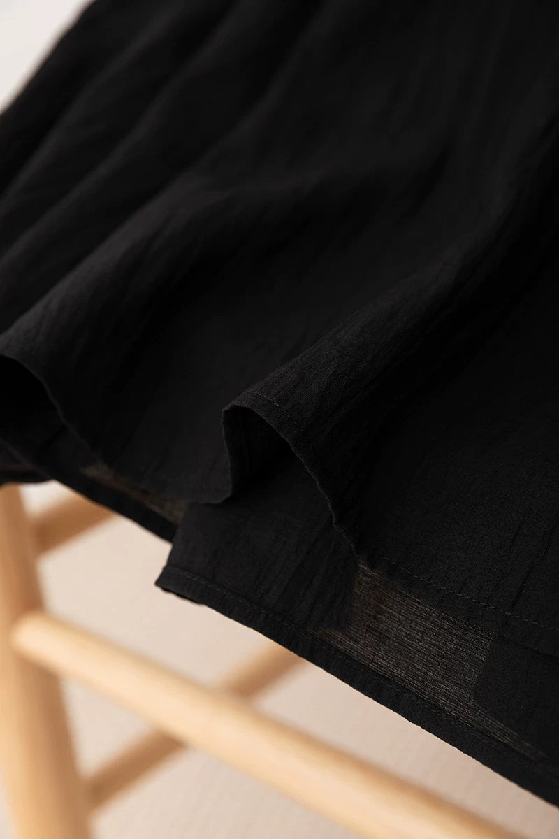 v-neck lantern sleeve loose blouse 14colors 【NINE7214】