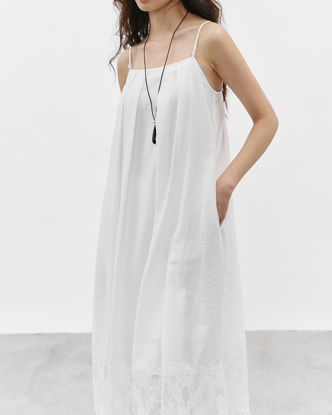camisole dress & wide-leg pants setup【NINE0353】