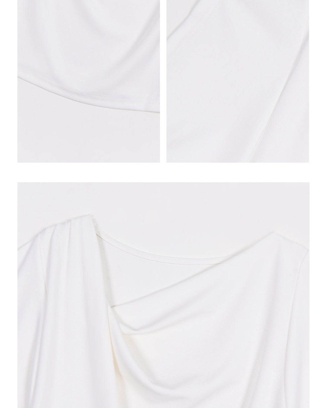shaped drape tops 2color【NINE0213】
