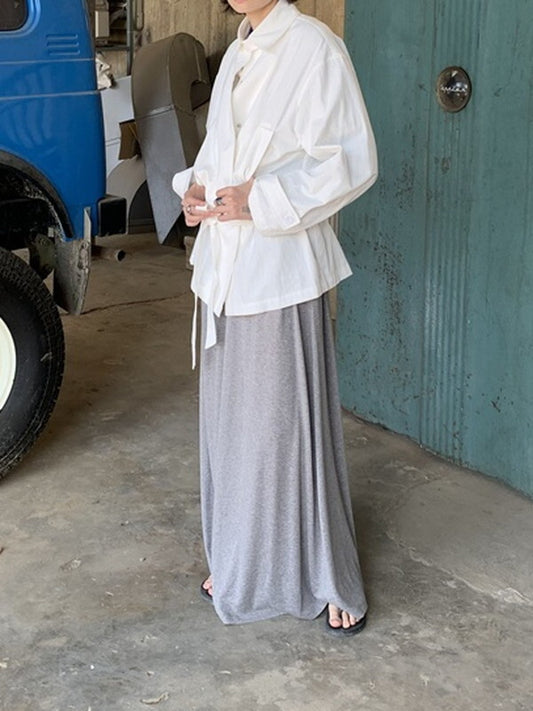 v-neck loose cover one-piece【NINE9100】