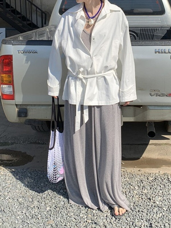 v-neck loose cover one-piece【NINE9100】