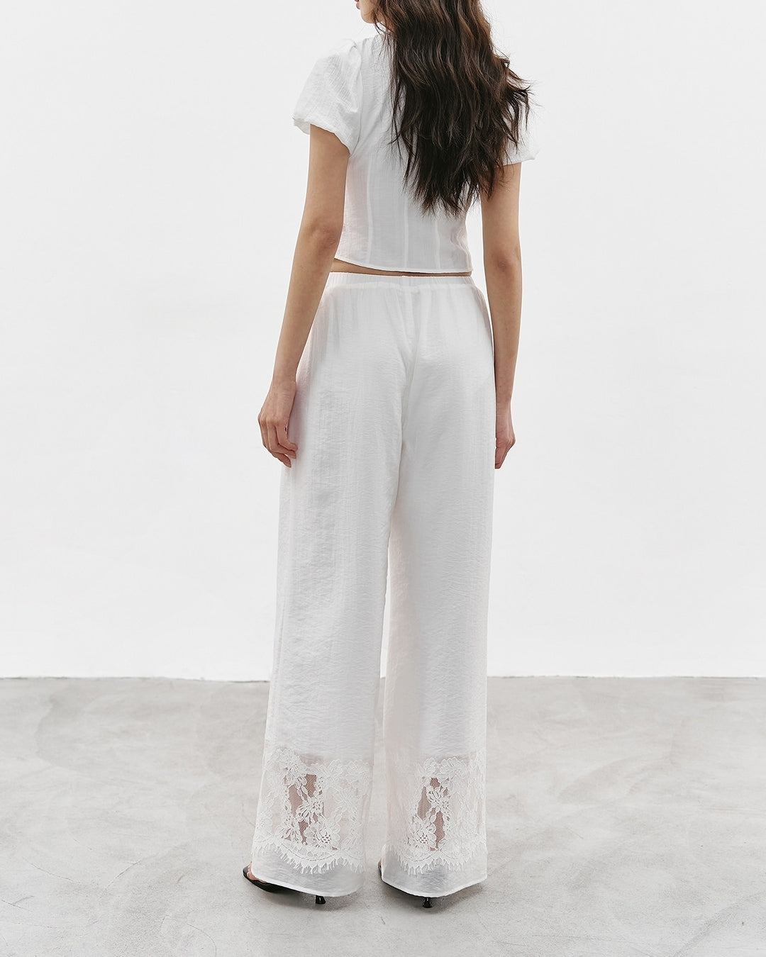 camisole dress & wide-leg pants setup【NINE0353】