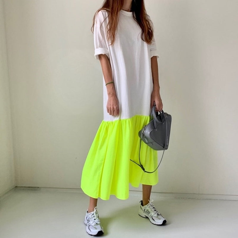 T-SHIRT type long dress【NINE0733】