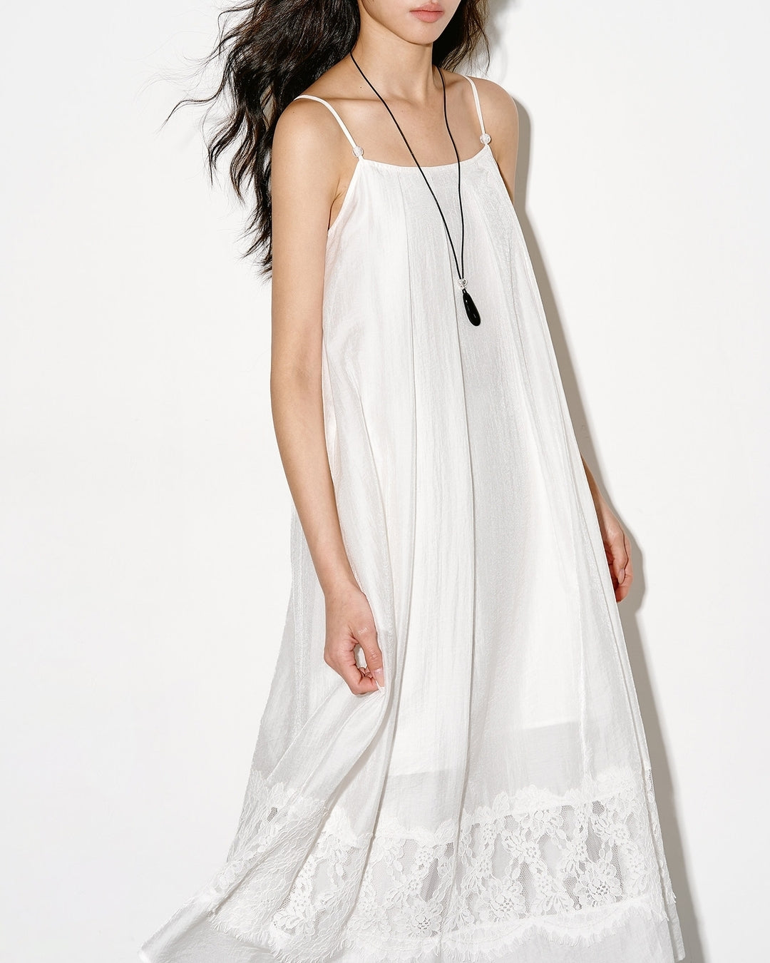 camisole dress & wide-leg pants setup【NINE0353】