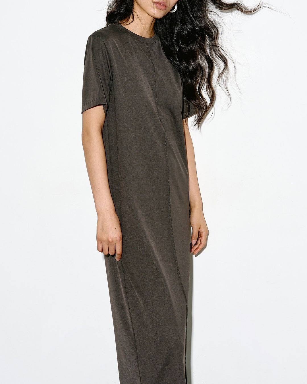 center line back slit one-piece【NINE0344】