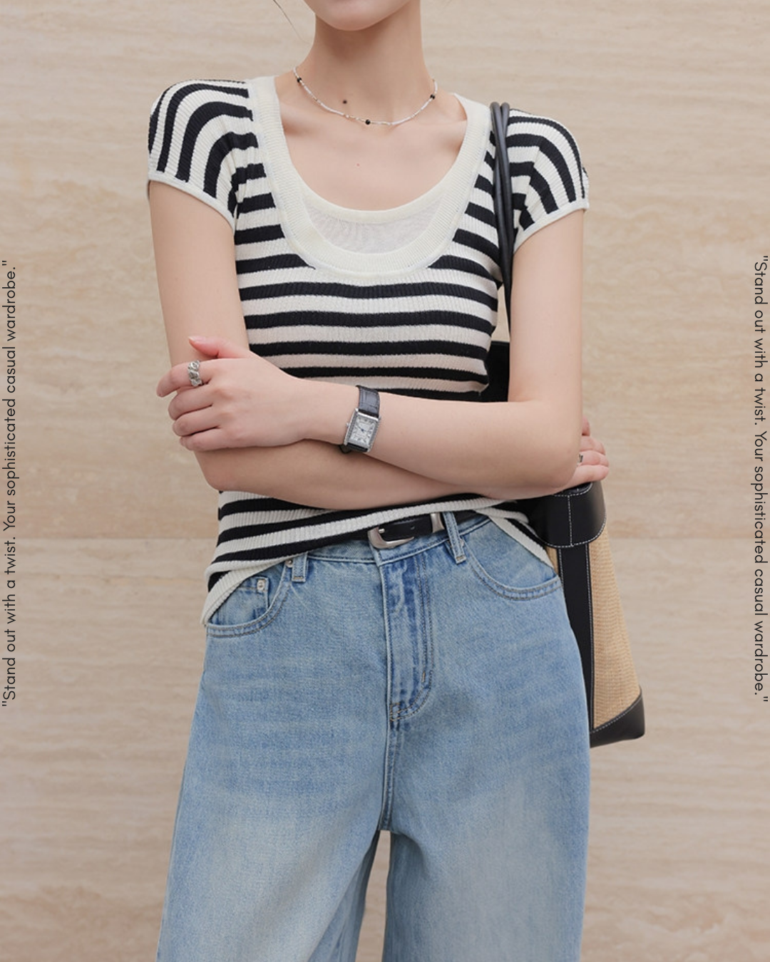 fake layered slim tops 3color【NINE0217】