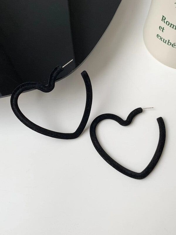 heart velor big pierced【NINE-S7893】