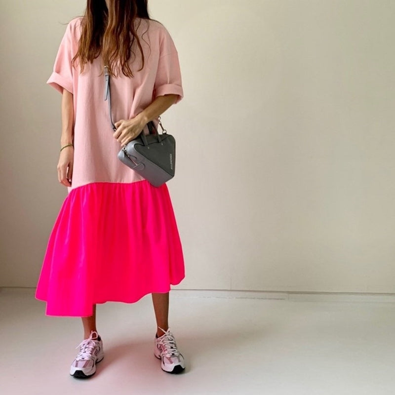 T-SHIRT type long dress【NINE0733】