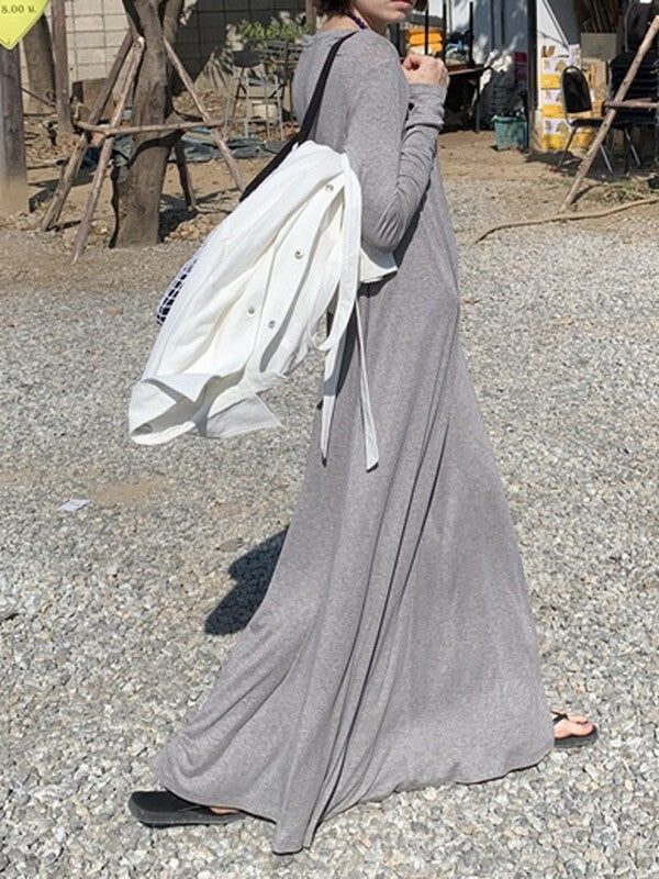 v-neck loose cover one-piece【NINE9100】