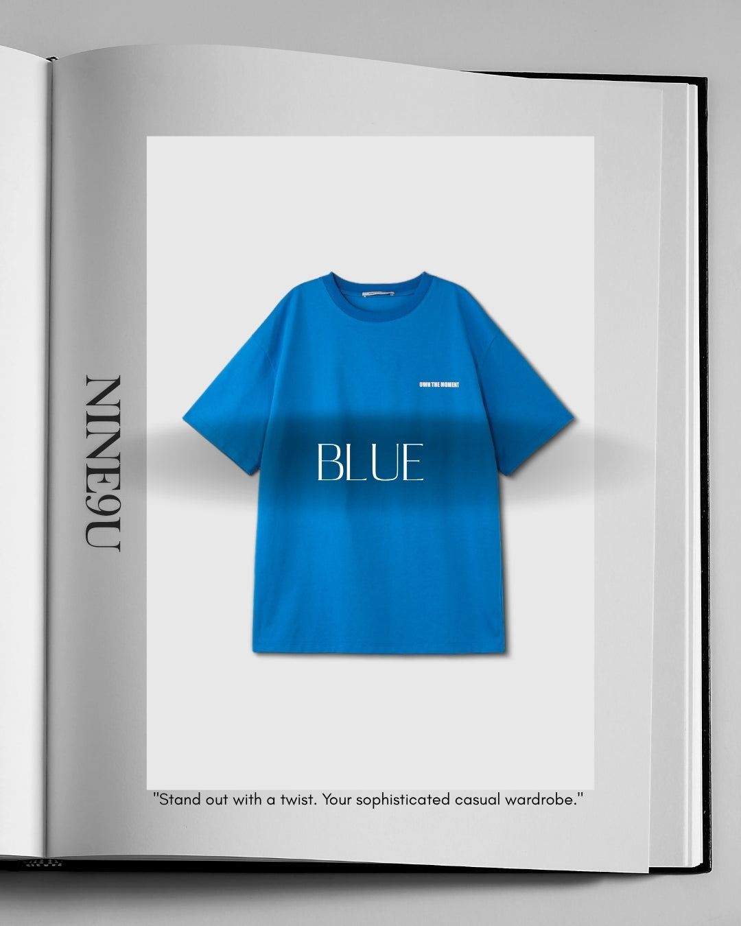 mini print oversized t-shirt 2color【NINE0349】